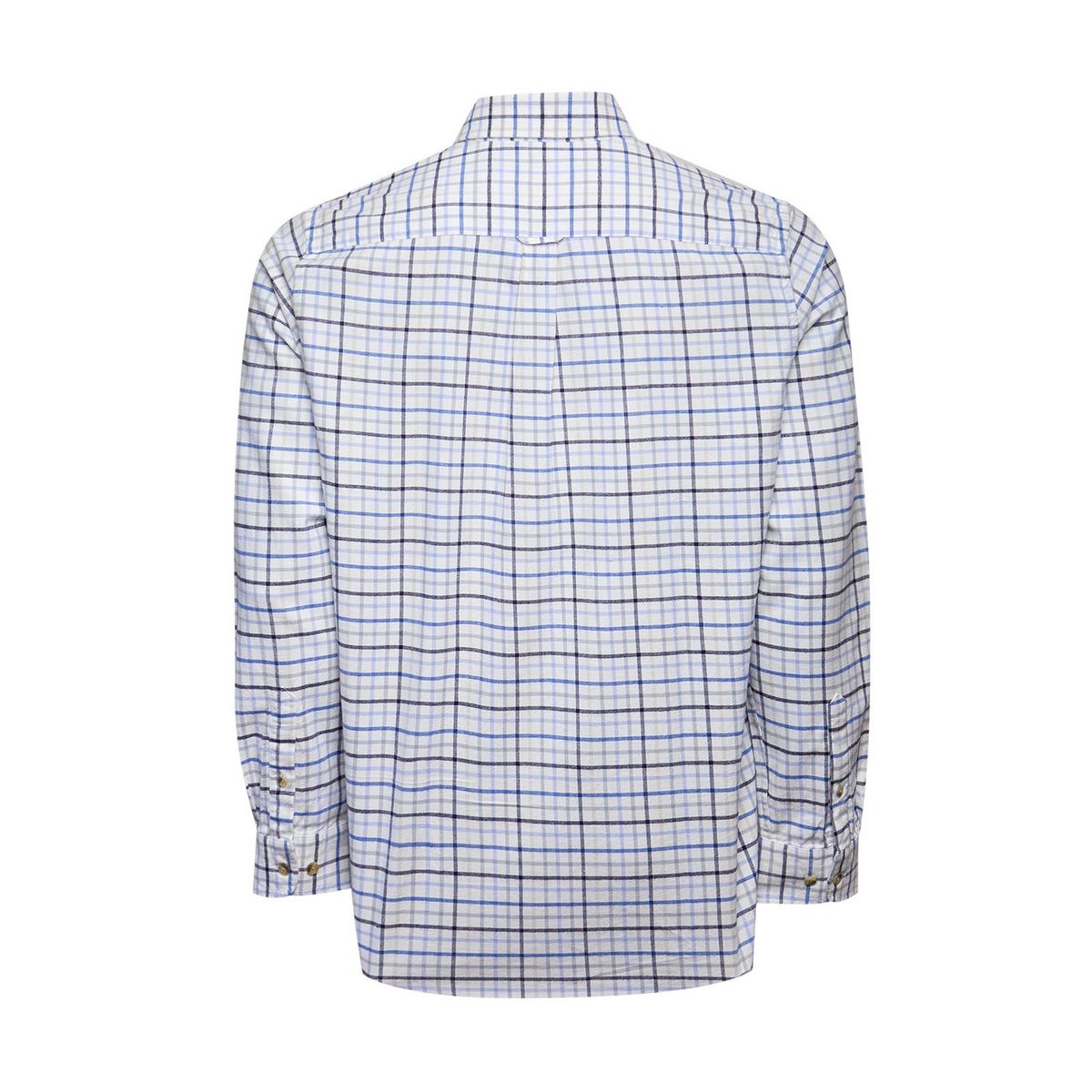 ROCKFORD - Camisa Algodón Orgánico Hombre Viyella Azul ROCKFORD