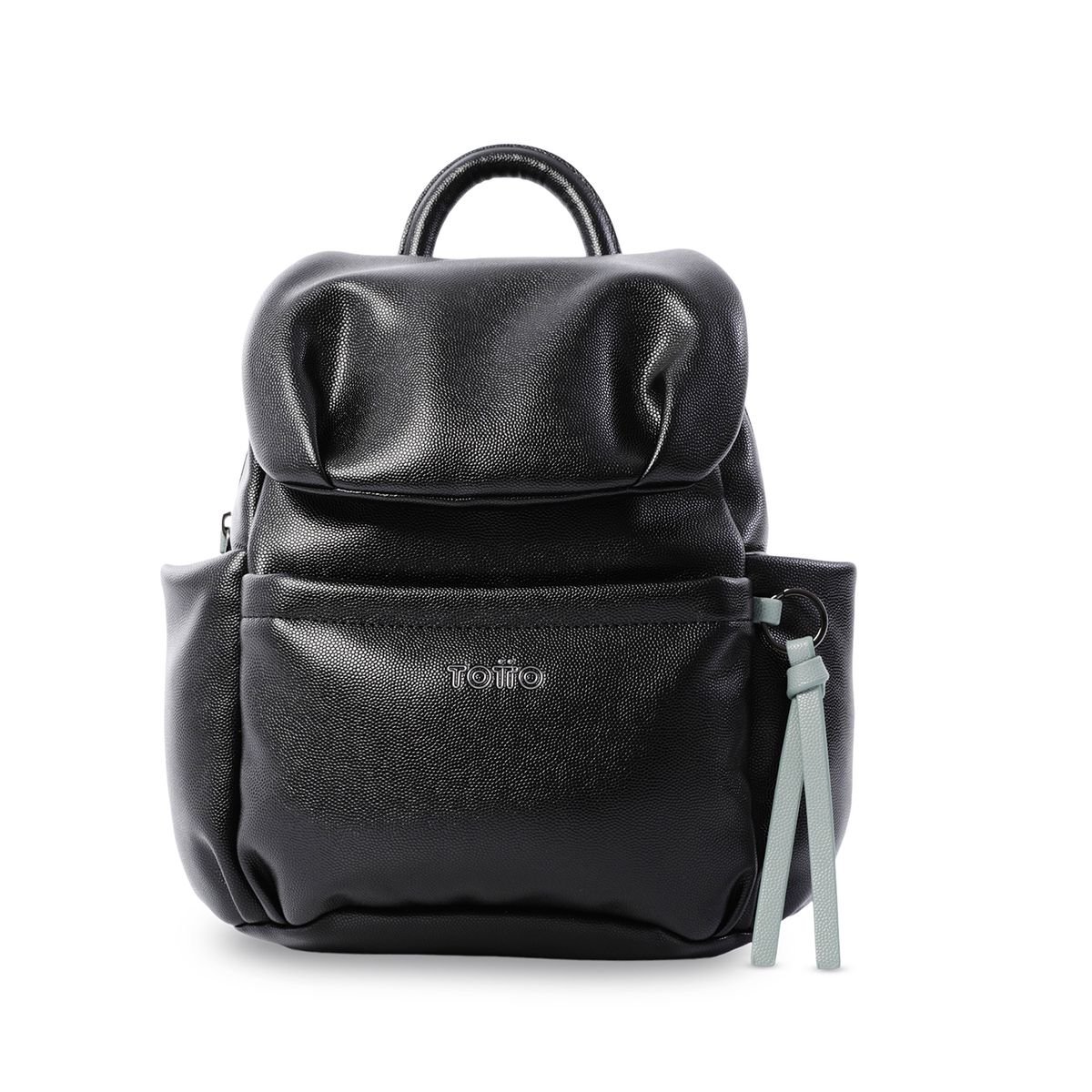 TOTTO - Bolso Pequeño para Mujer Soul tipo Mochila NegroVerde
