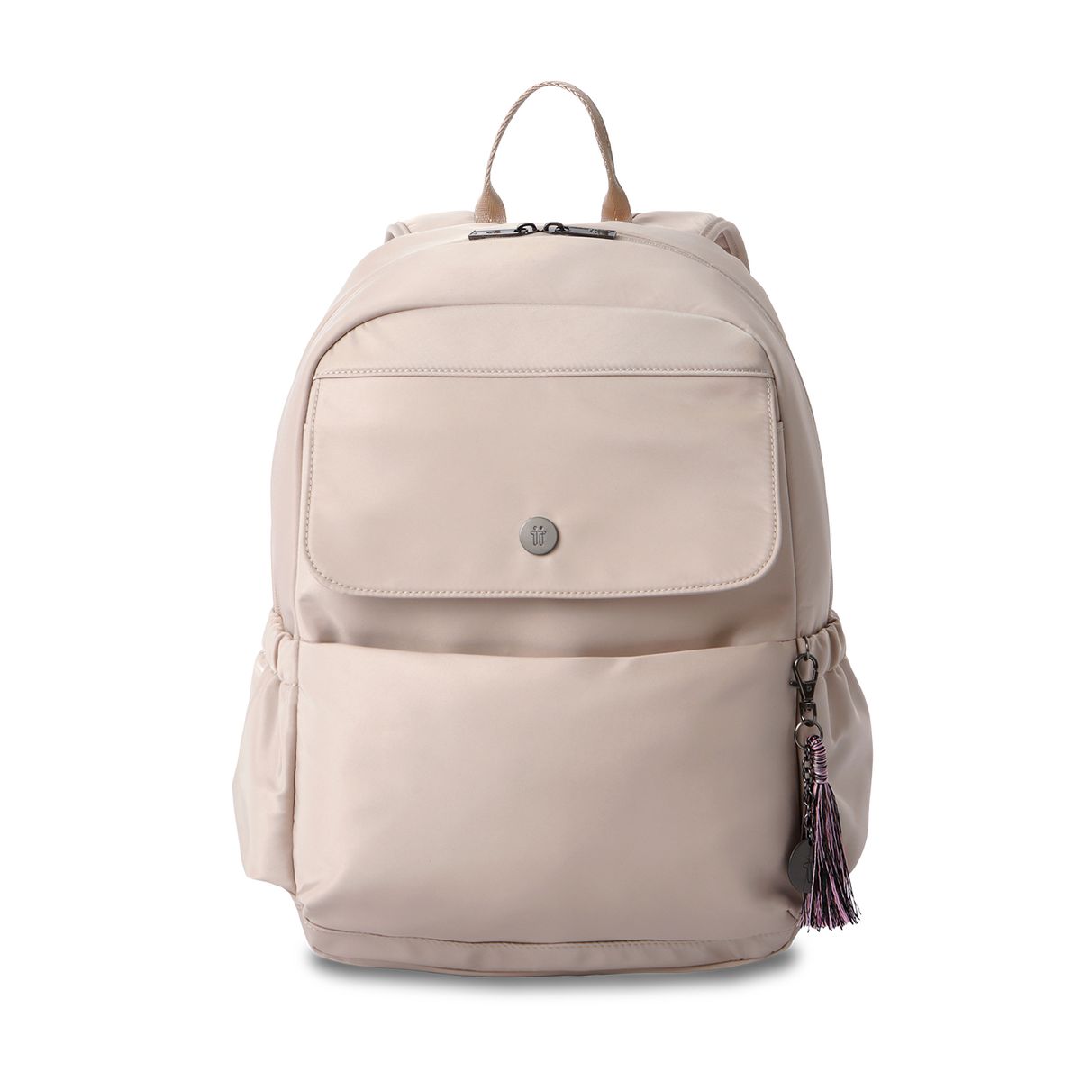 TOTTO - Mochila Universitario Corneana Porta PC 14 Beige Mujer