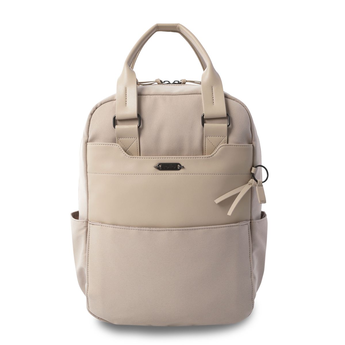 TOTTO - Mochila Ejecutivo Porta PC 14 Toscana Beige Mujer