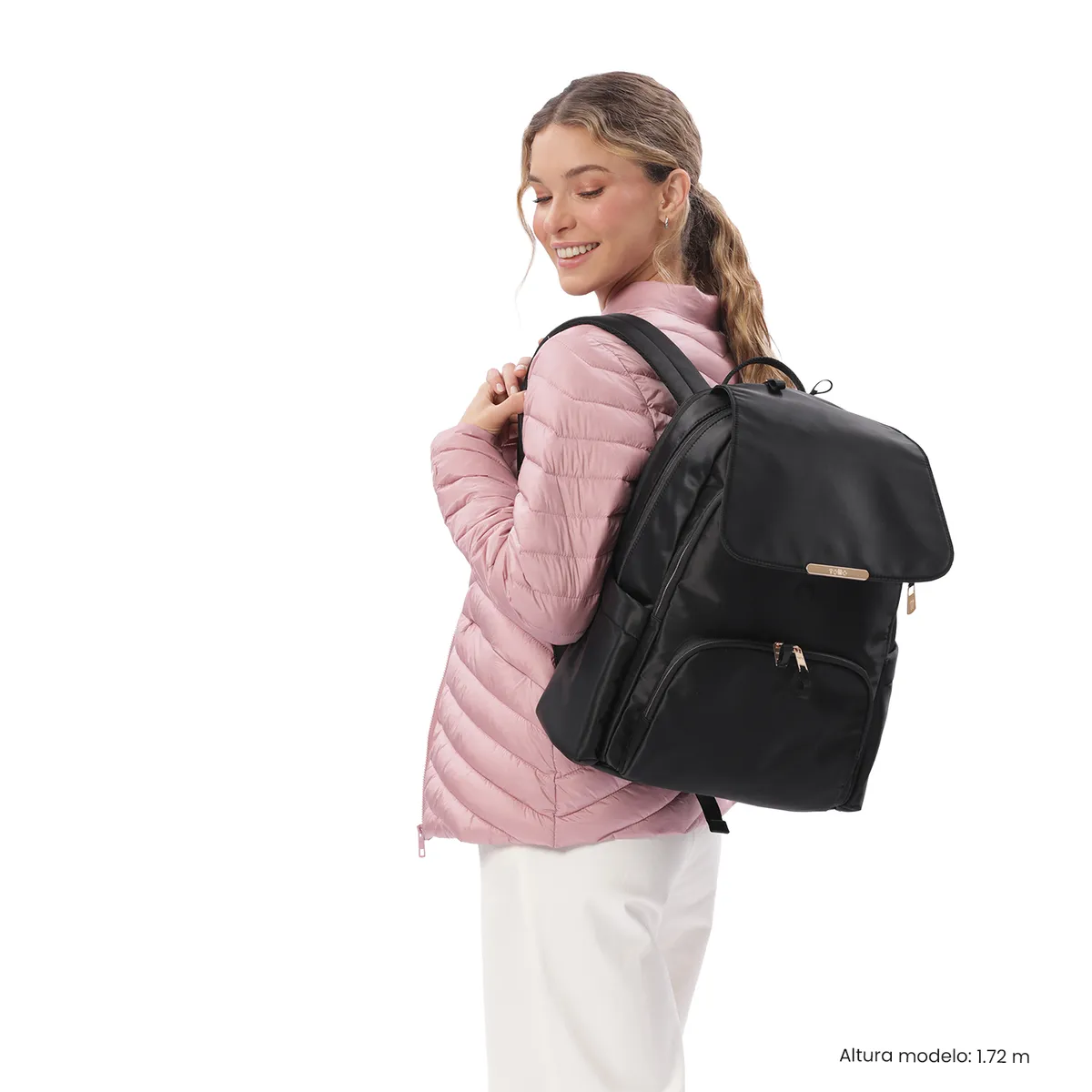 TOTTO - Mochila Ejecutivo Porta PC 16 Bel 2.0 Negro Mujer