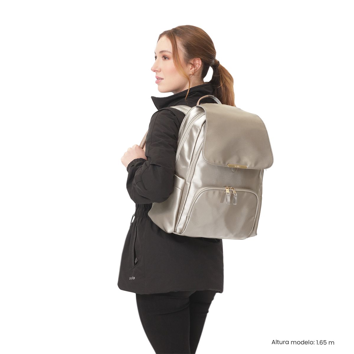 TOTTO - Mochila Ejecutivo Porta PC 16 Bel 2.0 Beige Mujer