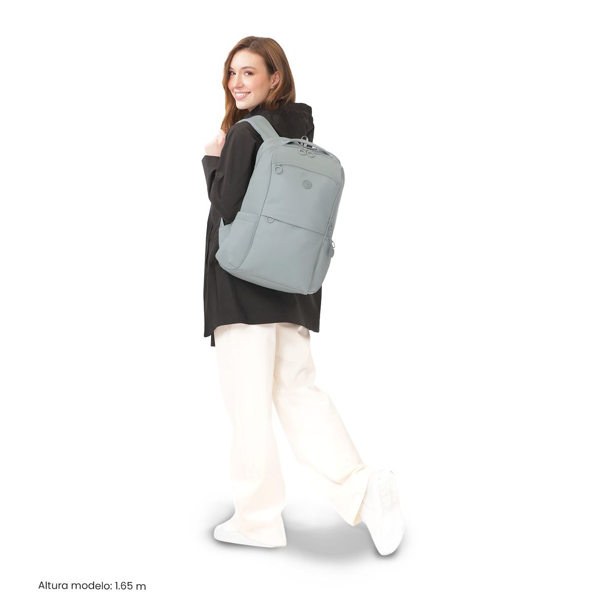 TOTTO - Mochila Ejecutivo Porta PC 16 Laila Verde Mujer