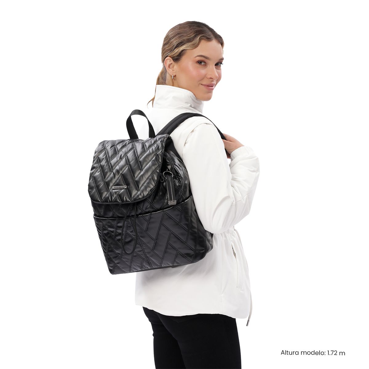 TOTTO - Mochila Universitario Savanha Porta PC 13 Negro Mujer