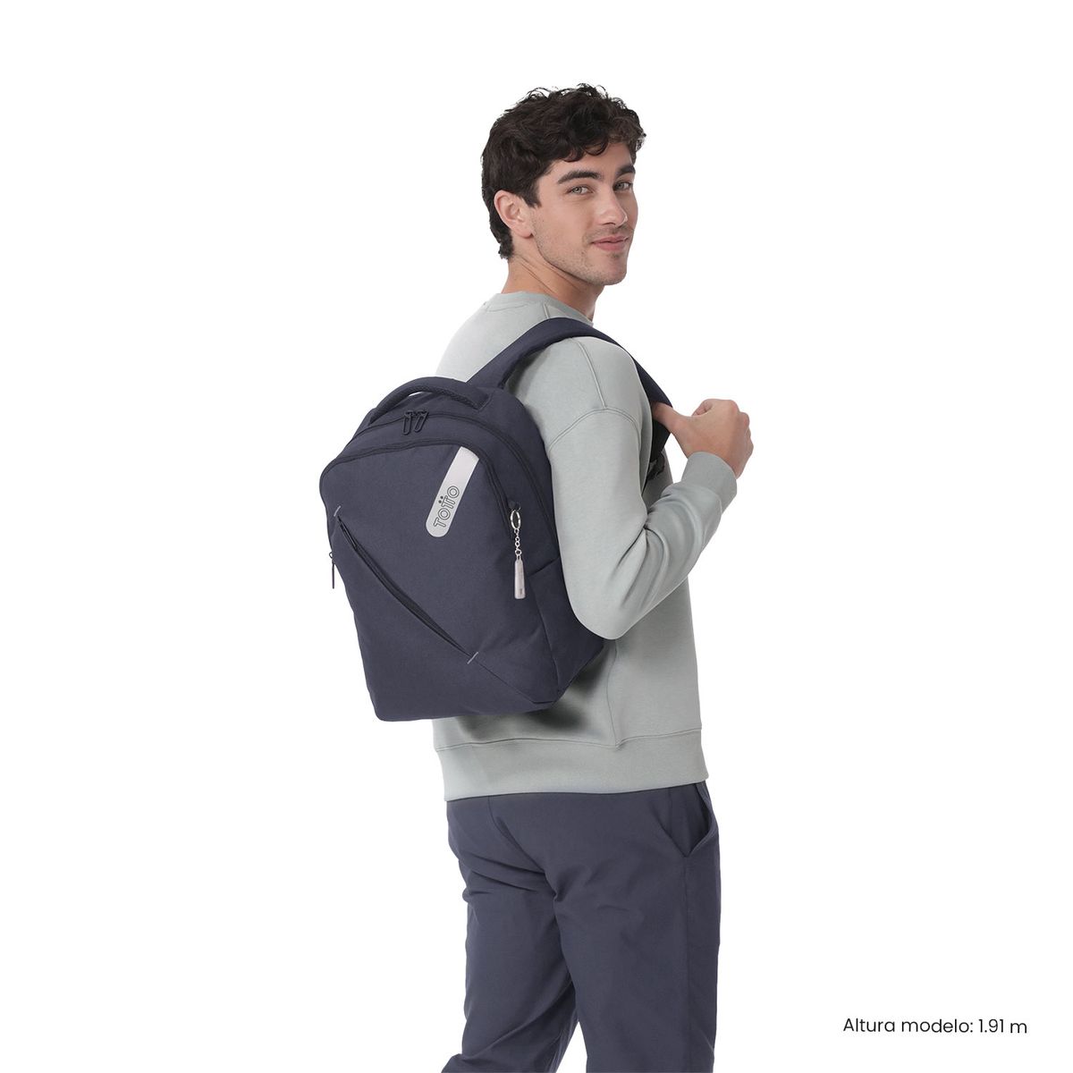 TOTTO - Mochila Ejecutivo Porta PC 15.4 Osaka Azul Unisex