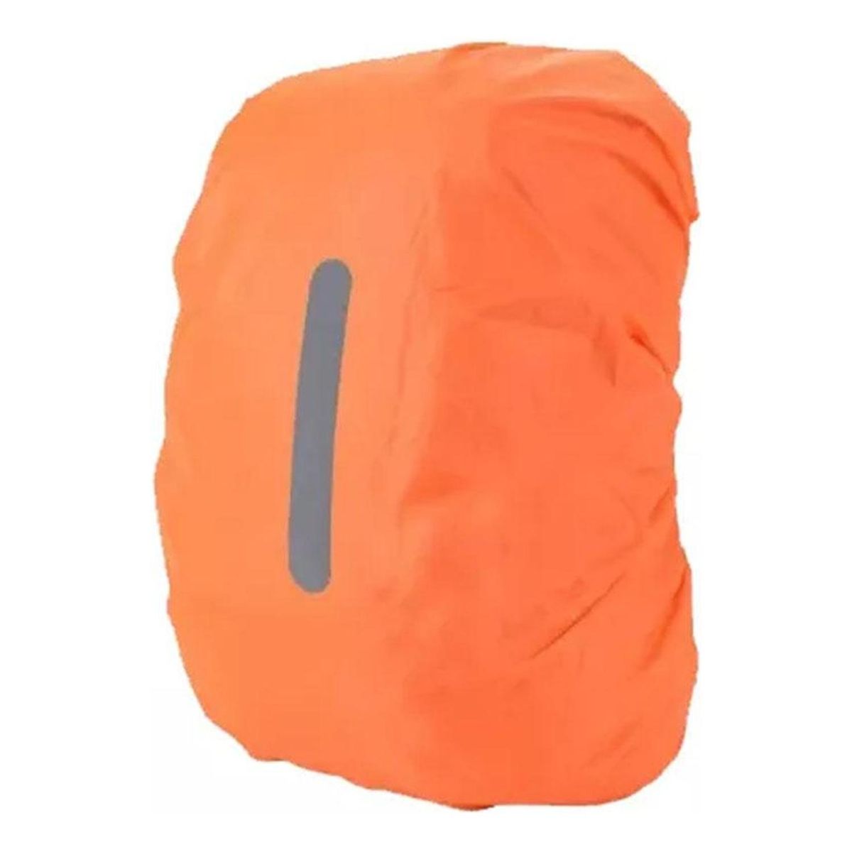 GENERICO - Funda Cubre Mochila Impermeable Reflectante 45-55 Litros - Naranja - L