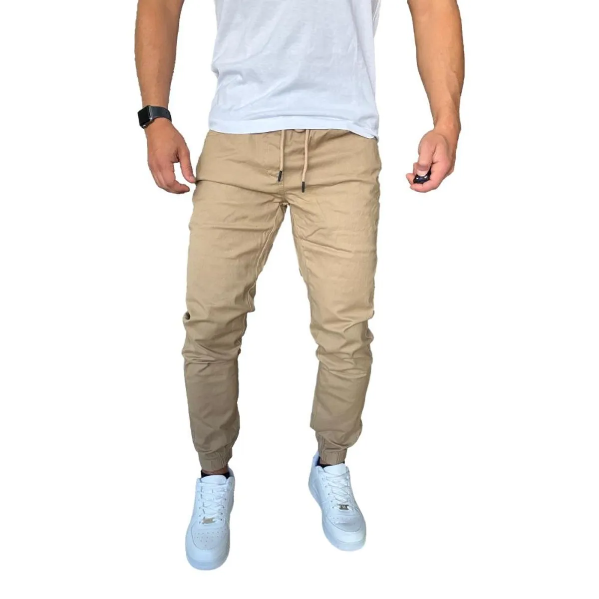 MOSAICO - Jogger Mosaico Pantalón Slim Fit Elasticado Colores