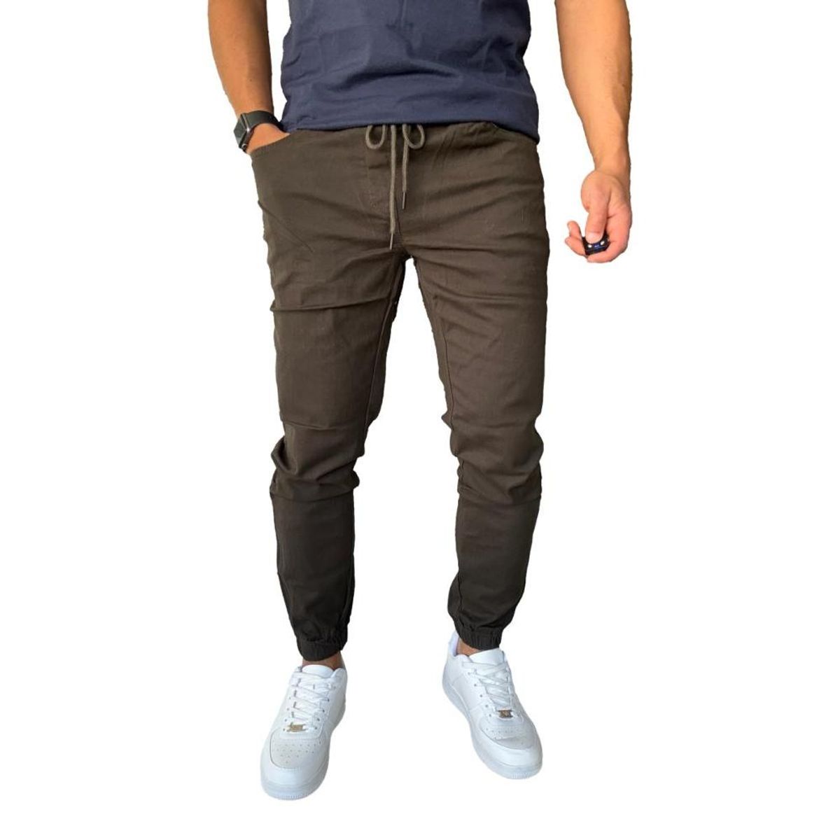 MOSAICO - Jogger Mosaico Pantalón Slim Fit Elasticado Colores