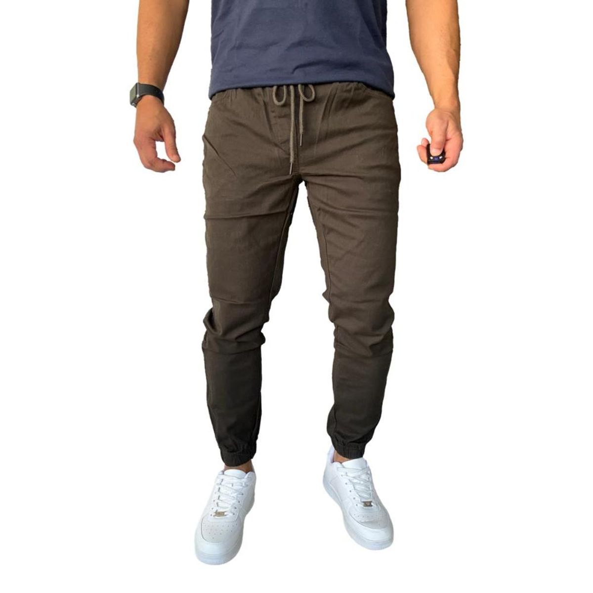 MOSAICO - Jogger Mosaico Pantalón Slim Fit Elasticado Colores