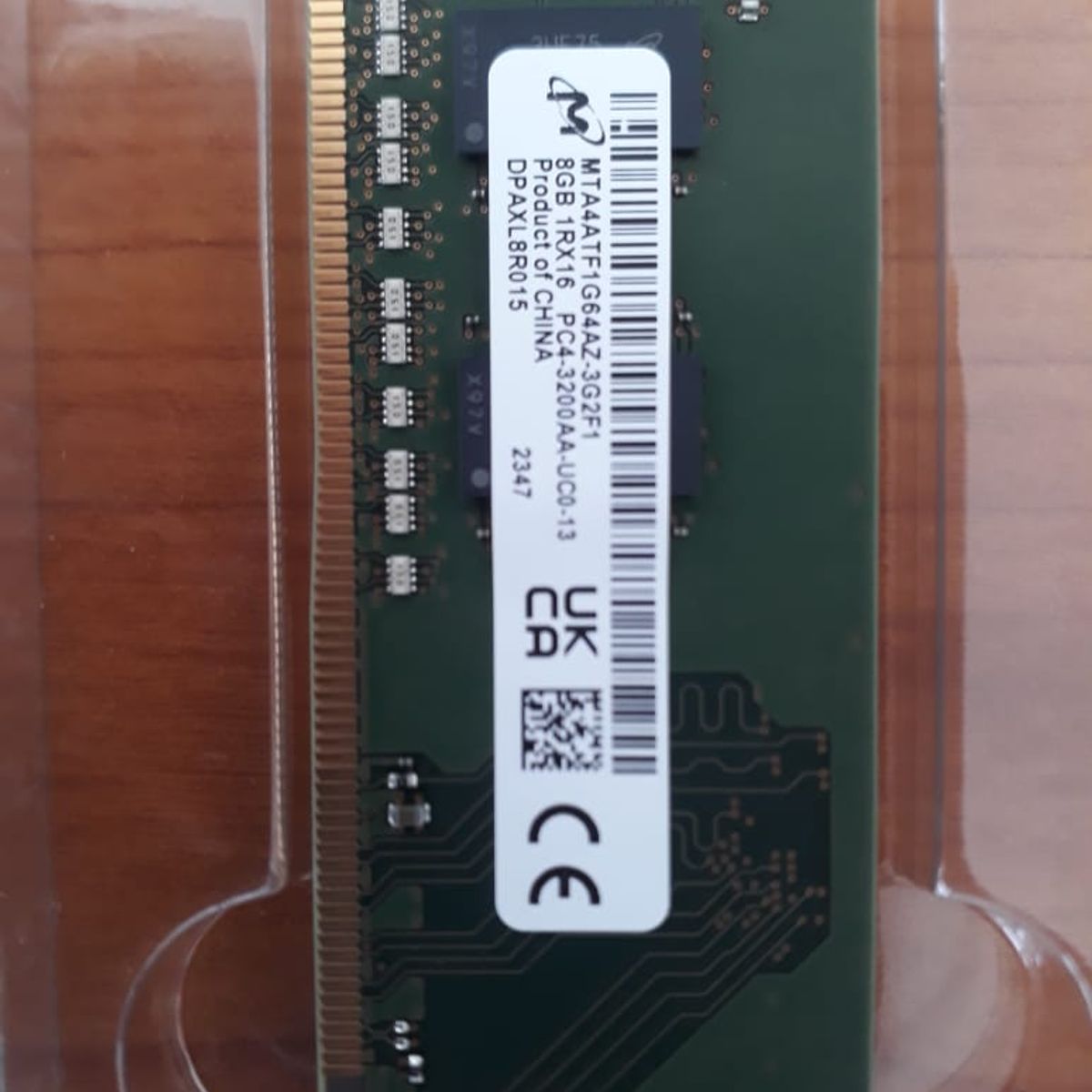 MICRON - MEMORIA 8GB 1600MHz PC4-3200MTPS