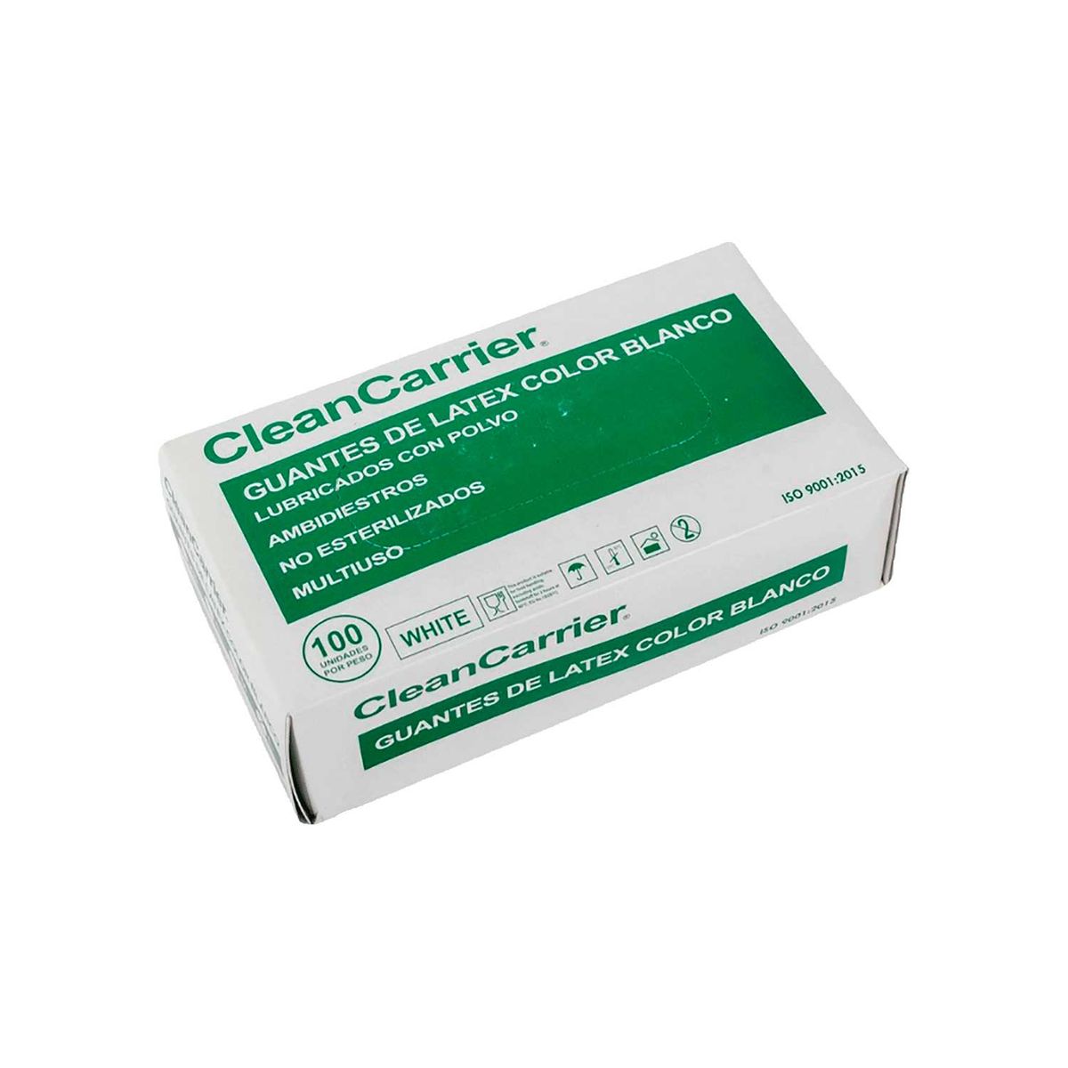 CLEANCARRIER - Guantes de latex Talla S 1000 unidades