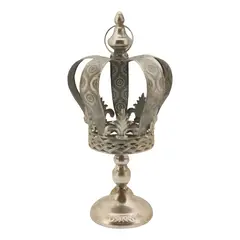 GENERICO - Candelabro corona metálico cobre