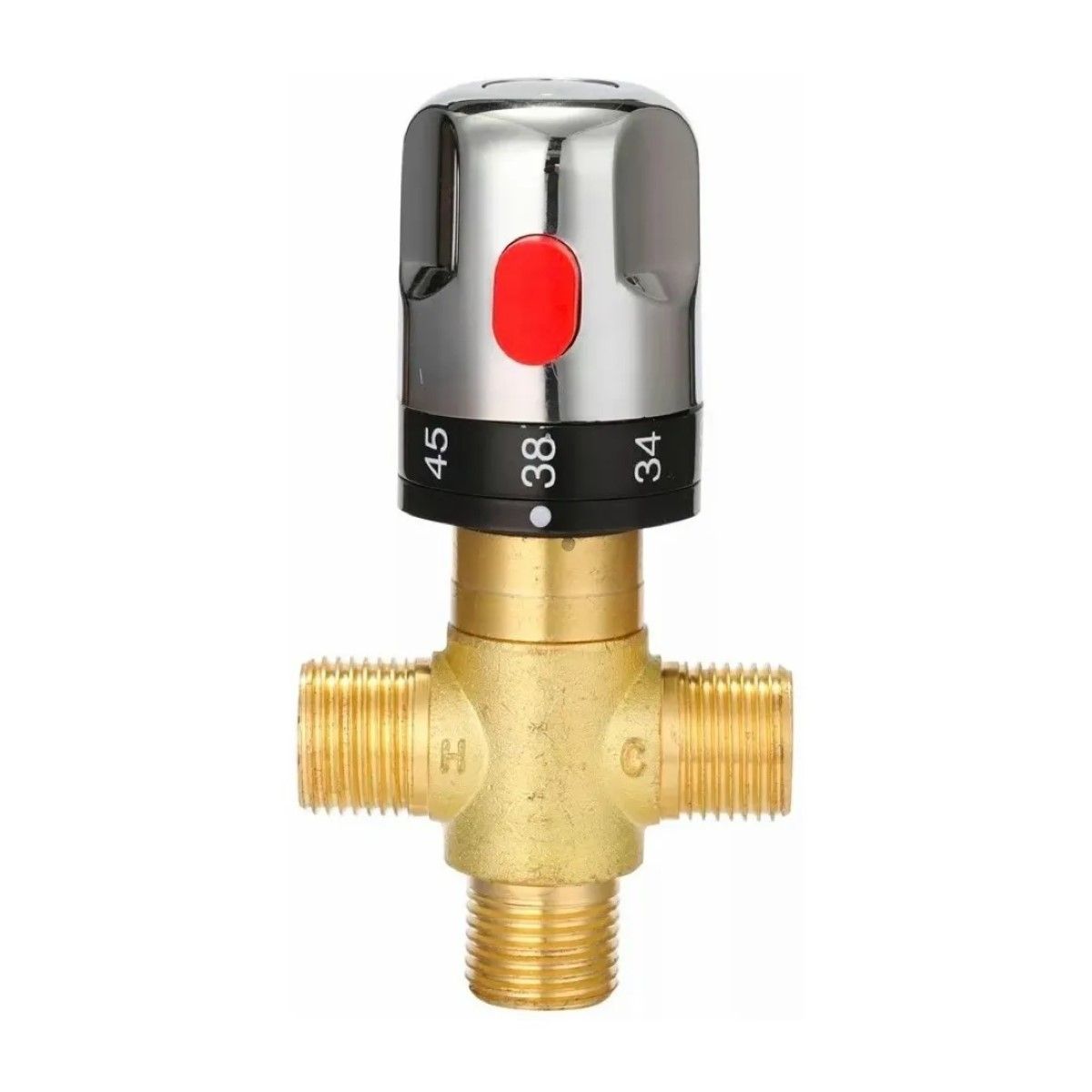 GENERICO - Válvula Mezcladora Termostática Ajustable 3baño Latón Agua BELUG