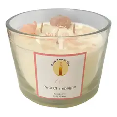 GENERICO - Vela aromática pink champagne cuarzo rosa