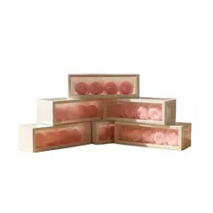 GENERICO - Set regalo velas de lujo aroma rosa