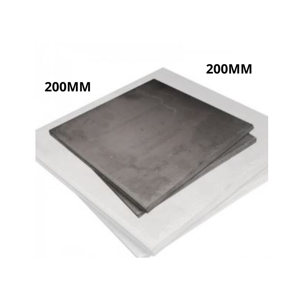 GENERICO - PLACA METALICA 20X20X6MM HIERRO LISO CALIDAD ASTM A-36