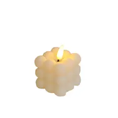 GENERICO - Velas LED decorativas amarillas con pilas