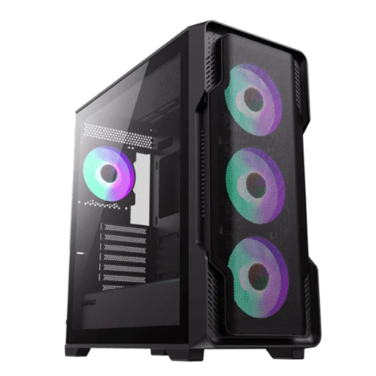 GAMEMAX - Gabinete - Gamemax Siege - Sfuente - Extended Atx - Negro