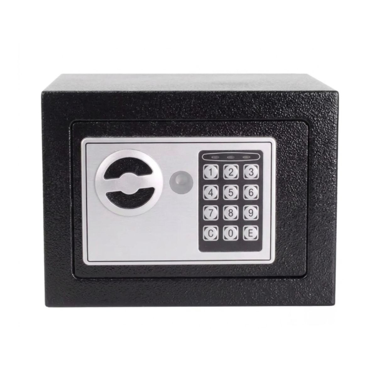 GENERICO - Caja Fuerte Digital 6L Teclado Numerico 2 Llaves Anclaje Pared Suelo Hogar Seguridad Oficina