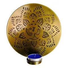 GENERICO - Porta vela pared flor om