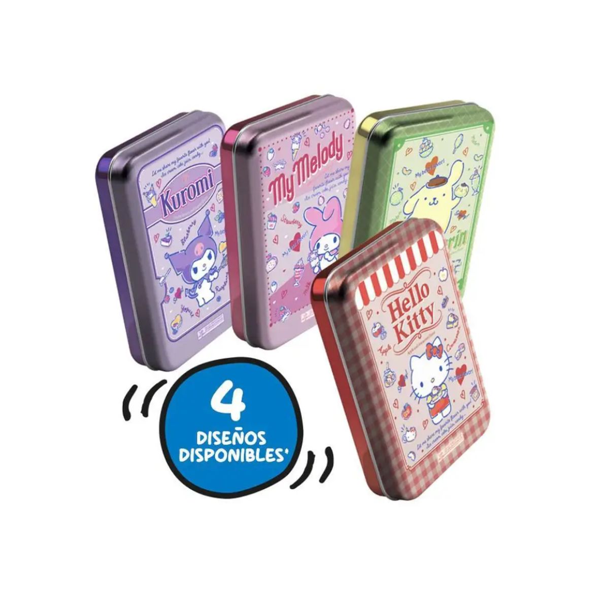 PANINI - Caja Metálica Hello Kitty & Friends Trading Card - Diseños Aleatorios
