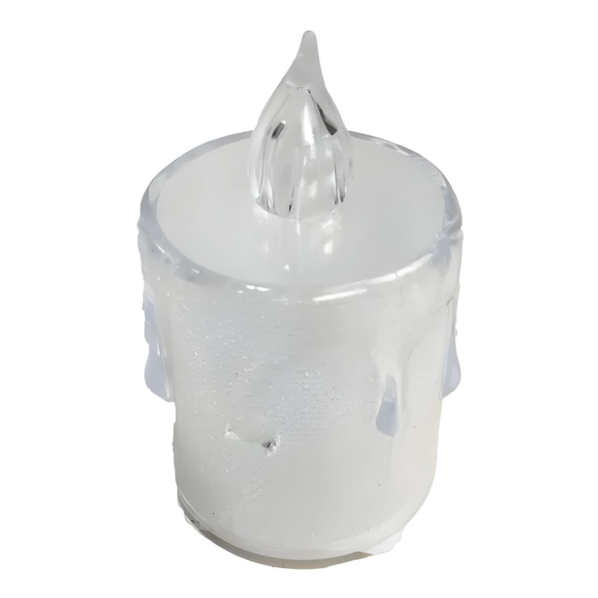 GENERICO - Pack 12 velas led luz cálida con efecto llama