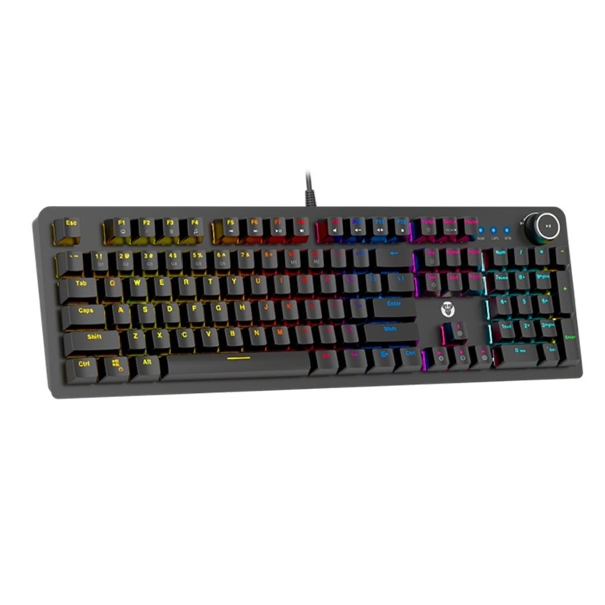 FANTECH - Teclado Gamer - Fantech Mk853 Maxpower - Red Switch - Usb