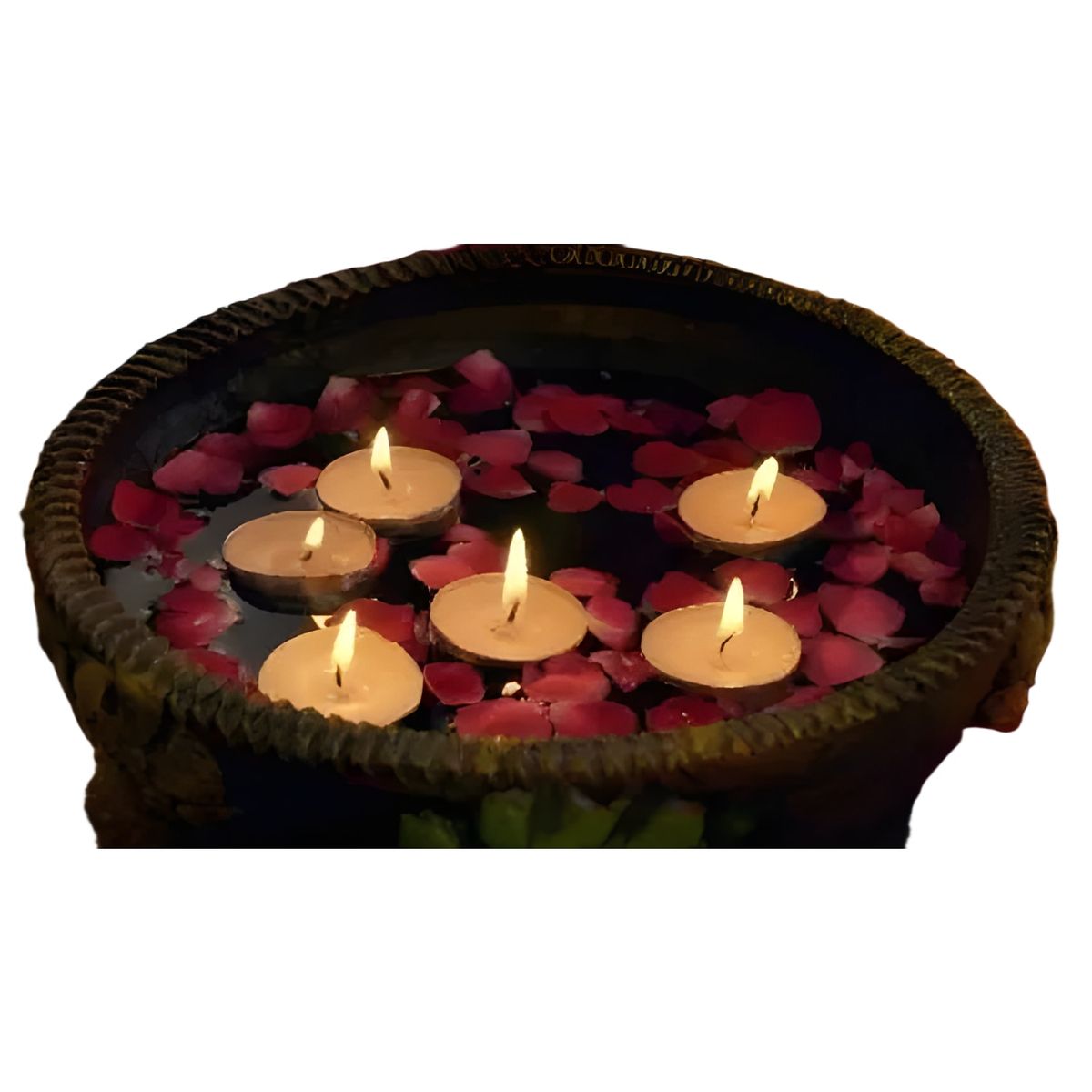 GENERICO - Pack 50 velas tea light decorativas