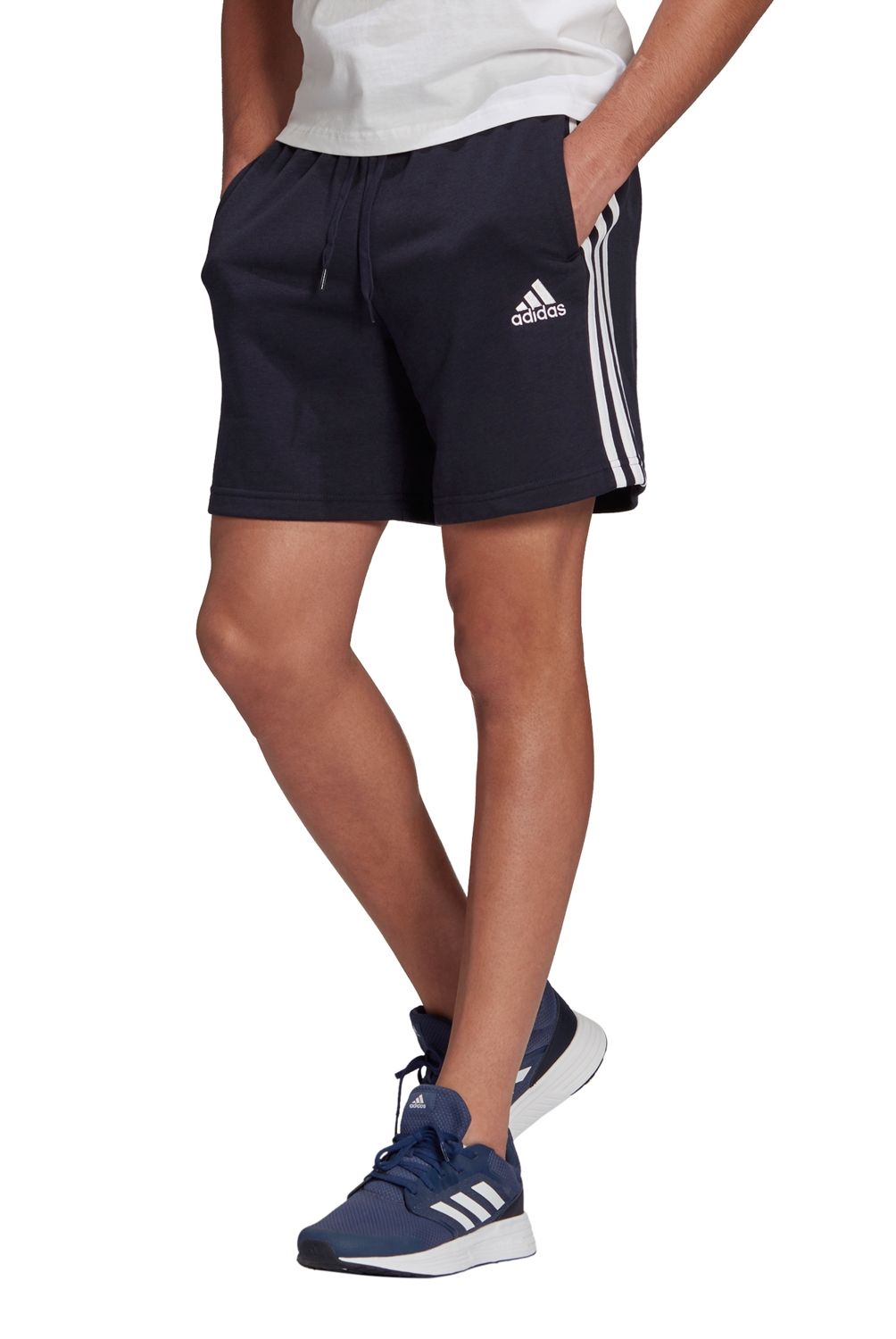 ADIDAS - Short Deportivo 3 Stripes Hombre