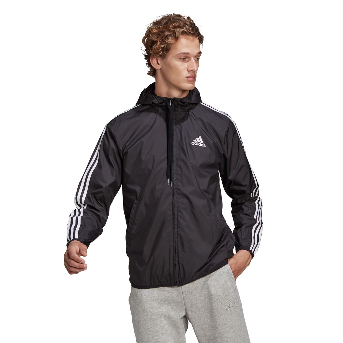 ADIDAS - Cortaviento 3 Stripes Hombre