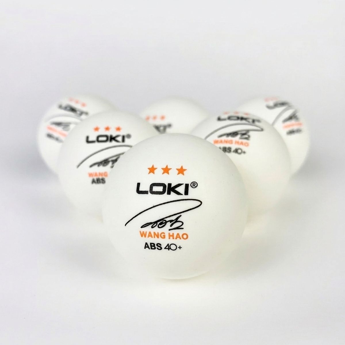LOKI - Set 18 Pelotas Tenis de Mesa Pro 3 Estrellas Abs 40+