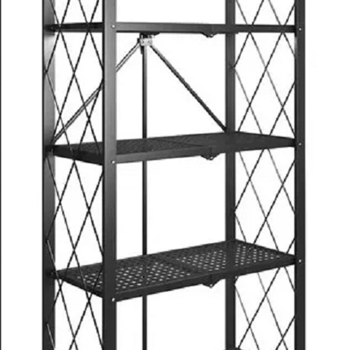 GENERICO - Estantes 5 Niveles Metálico Plegable Fácil De Armar Multiuso