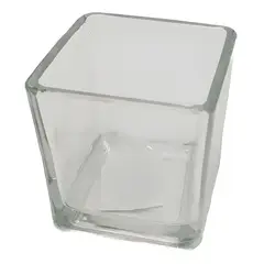 GENERICO - Porta vela decorativo de vidrio