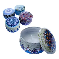 GENERICO - Set 4 velas mandala aromáticas