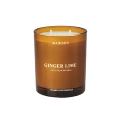 GENERICO - Vela soja natural 370 g ámbar