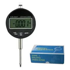 GENERICO - Comparador Micrometro Digital Sierra Torno 0-25.4mm 0.001mm