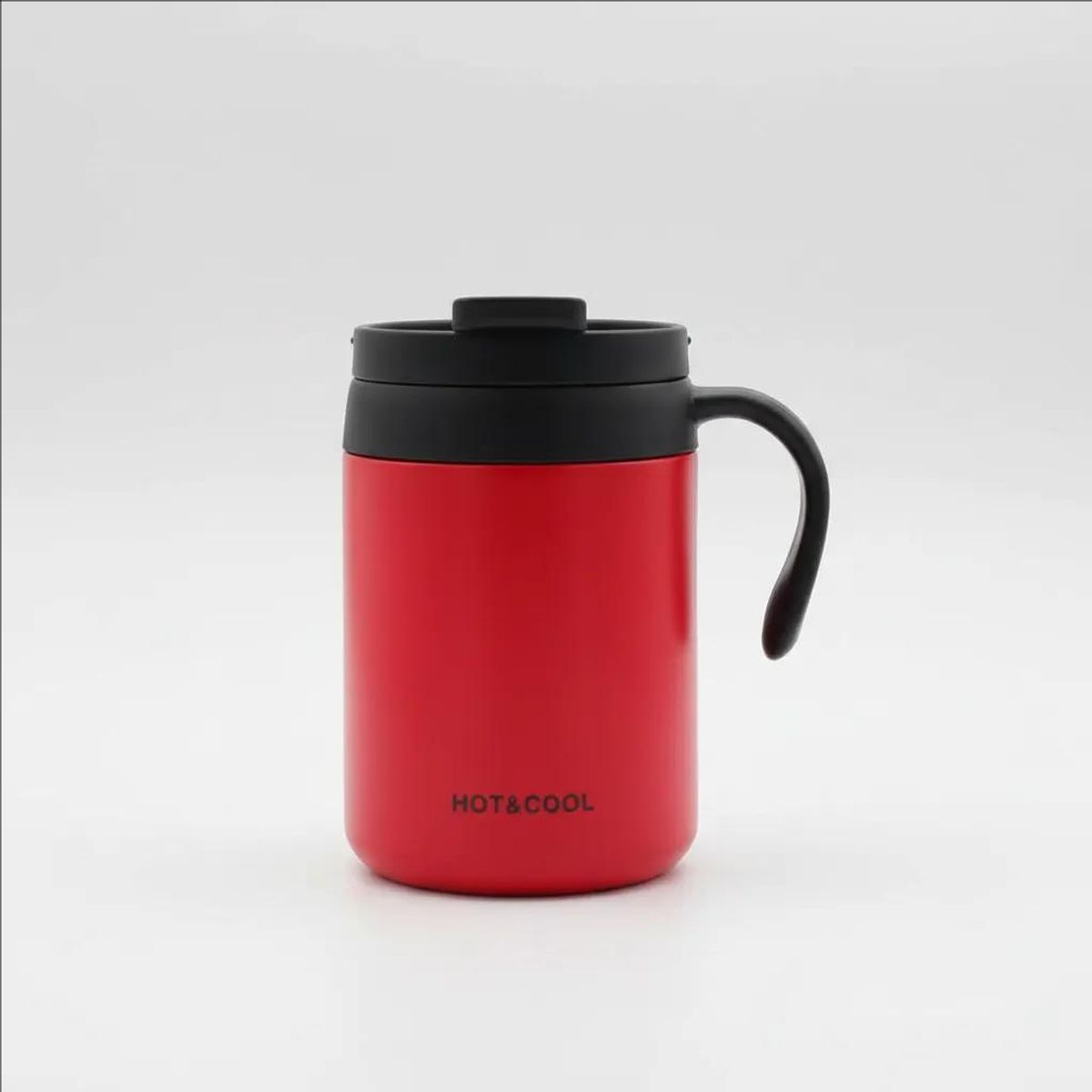 GENERICO - vaso termico 500 ml acero inoxidable con tapa y asa