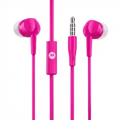 MOTOROLA - Audífonos Pace 105 con Mic 3.5mm Rosado