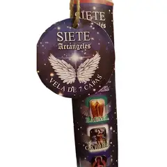 GENERICO - Vela aromática 7 arcángeles 20 cm
