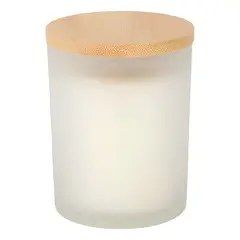 GENERICO - Vela aromática vainilla 8 oz en vaso blanco