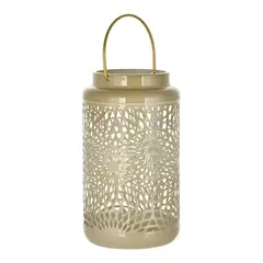 GENERICO - Portavela metal 21 cm gris humo