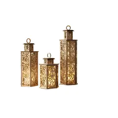 GENERICO - Candelabro pequeño para centro de mesa madera