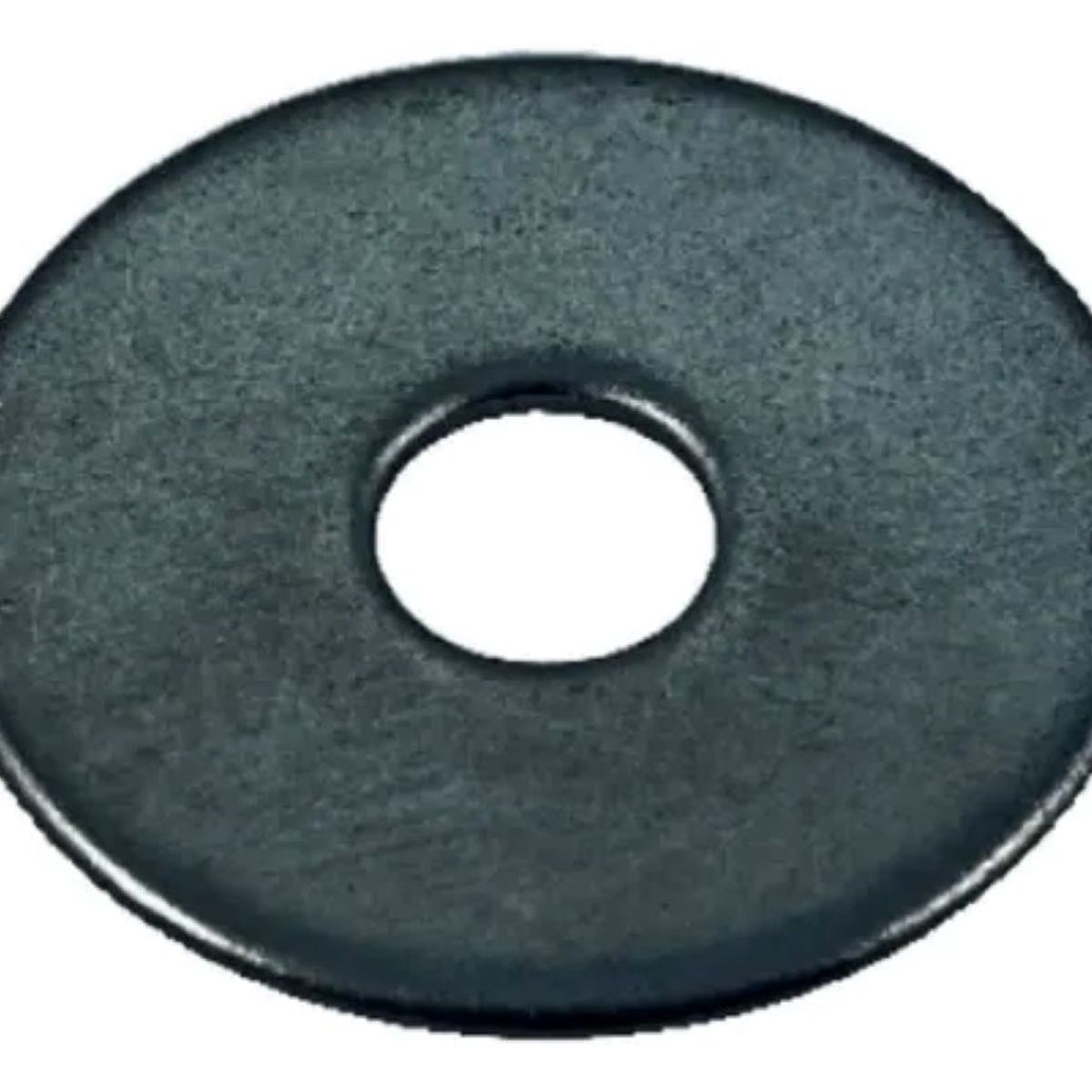 METALFER - Golillas Planas Corriente Negras 1/4. 100 Und