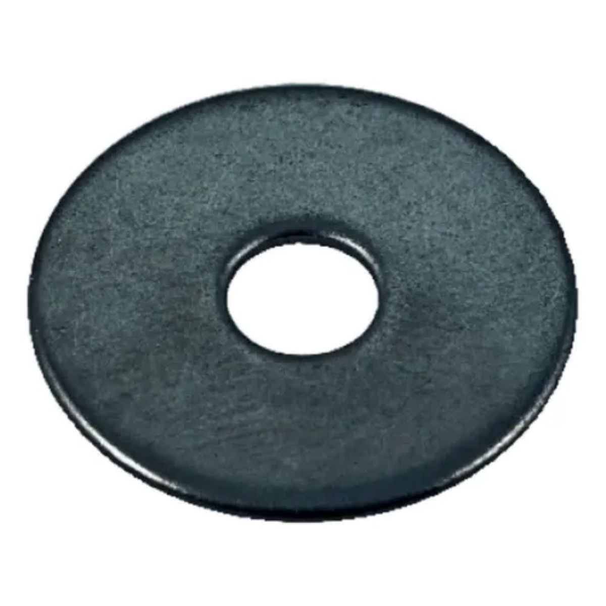 METALFER - Golillas Planas Corriente Negras 1/4. 100 Und