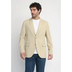 PERRY ELLIS - Chaqueta Hombre Algodón Beige THE BILLIE SLIM JACKET