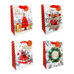 GENERICO - BOLSA DE REGALO FELIZ NAVIDAD 30X40 X1UNI