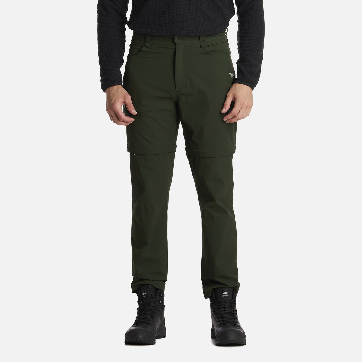 LIPPI - Pantalón Hombre Blacklash Q-Dry Mix-2 Pants Verde Militar Lippi