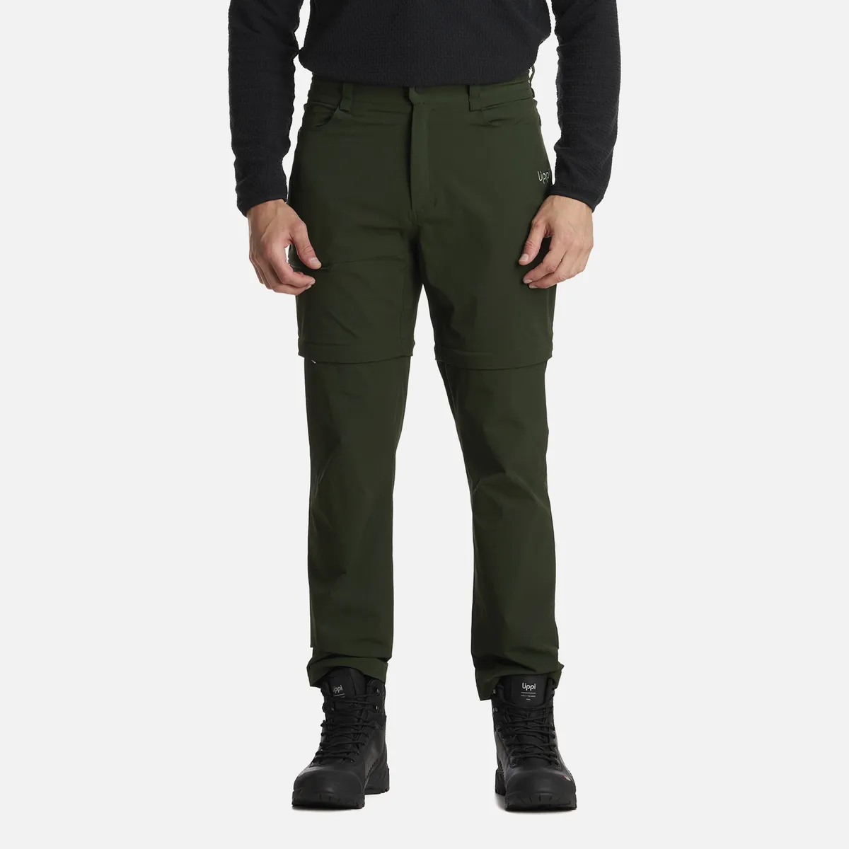 LIPPI - Pantalón Hombre Blacklash Q-Dry Mix-2 Pants Verde Militar Lippi