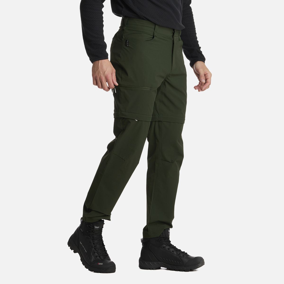 LIPPI - Pantalón Hombre Blacklash Q-Dry Mix-2 Pants Verde Militar Lippi