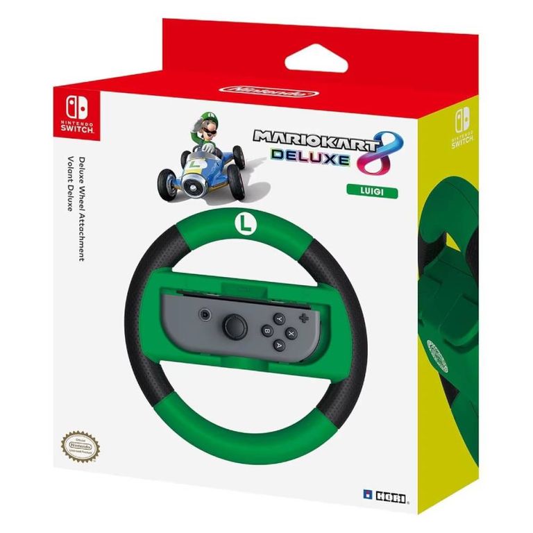 HORI Nintendo Switch Mario Kart 8 Deluxe Wheel (Luigi)